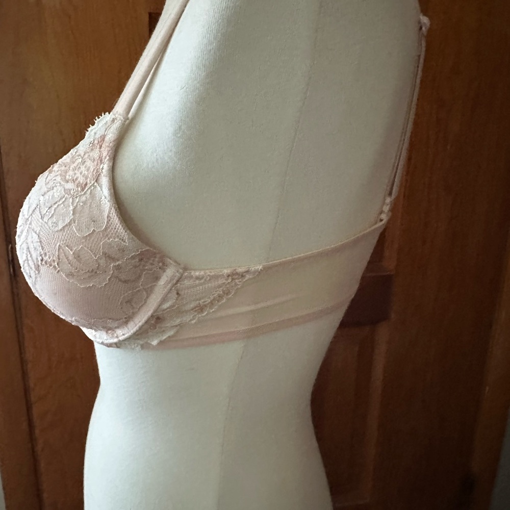 Victoria's Secret Floral Lace Bra in Blush - Picture 3 of 6
